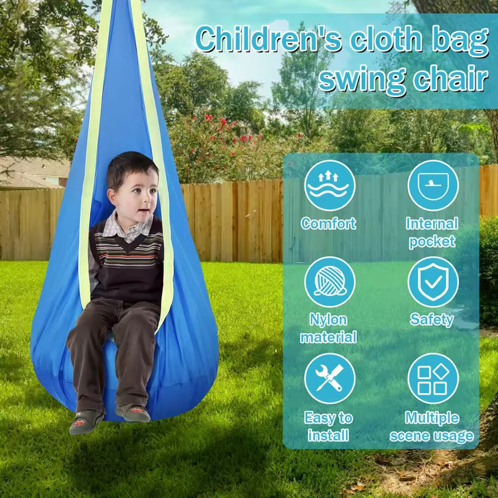 Kids Outdoor Chair - 어린이용 포드 스윙 시트, 나일론 매달린