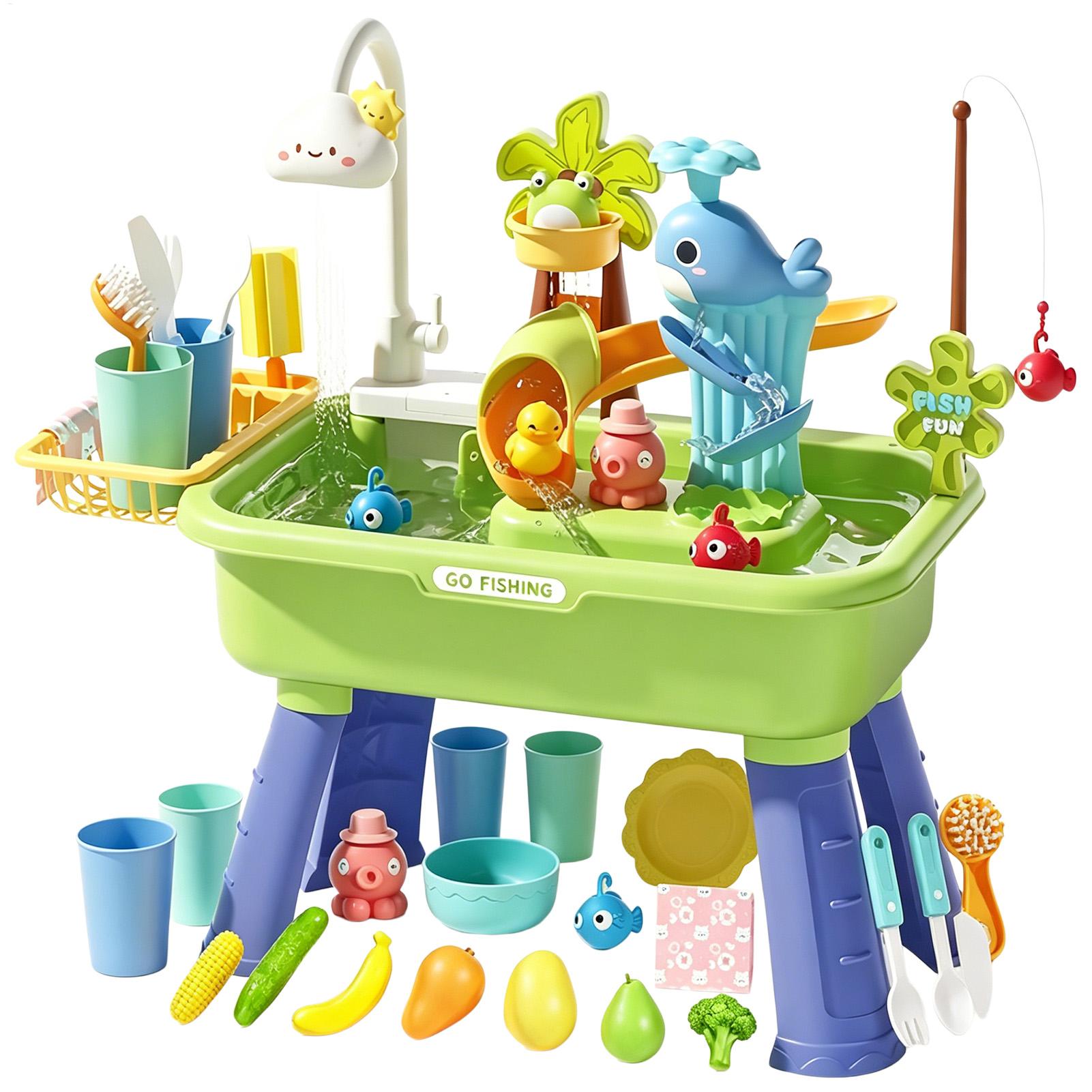 Kids Outdoor Sink - 펌프가 있는 어린이 물놀이 테이블, 유아용