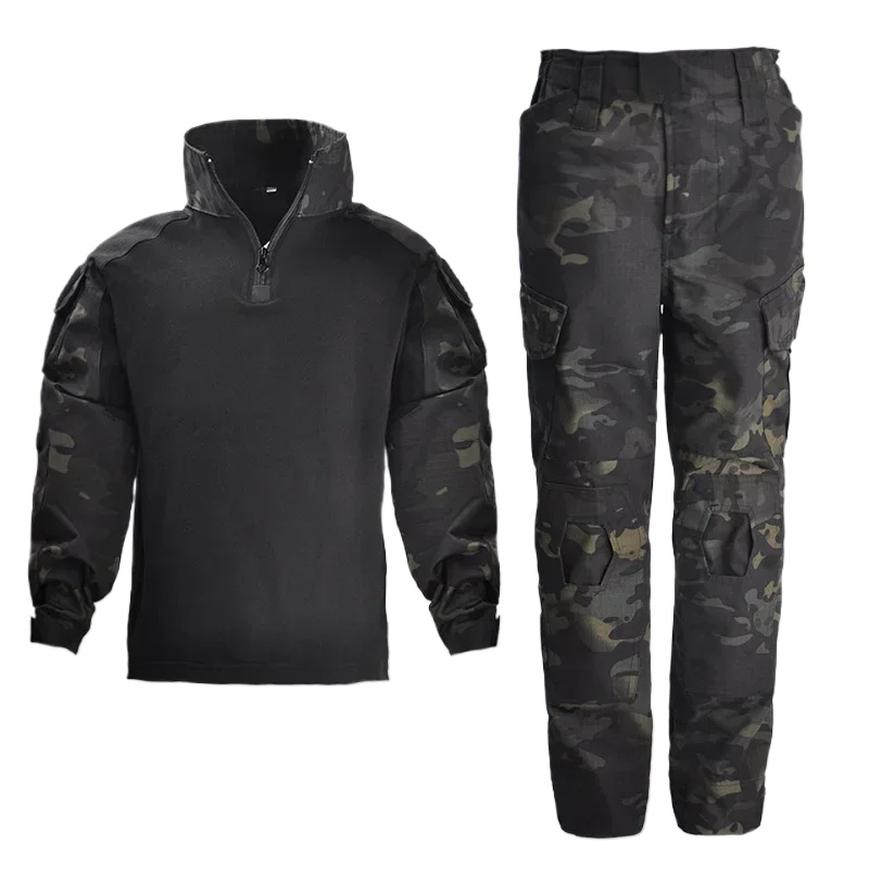Kids Outdoor Outfit - 어린이 전술 유니폼 사냥 의류 세트,