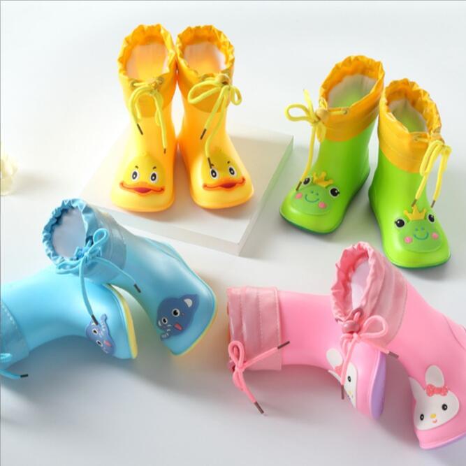 Kids Outdoor Boots - 어린이 장화 소년 소녀의 단색 방수
