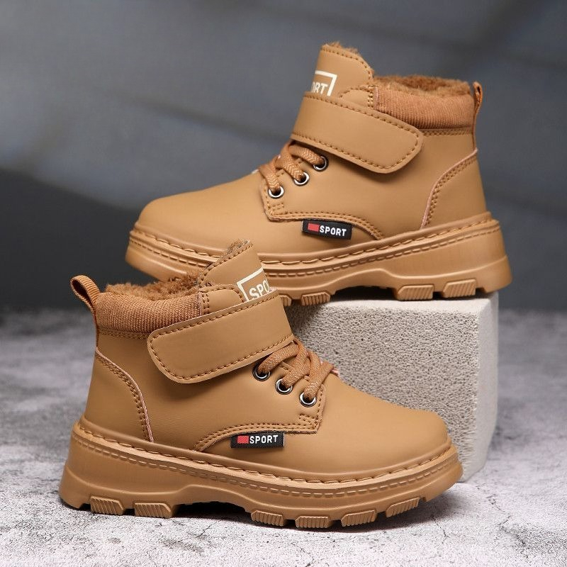 소년 어린이 겨울 스노우 부츠 따뜻한 신발 정품 가죽  - Kids Outdoor Boots 리뷰 및 가격