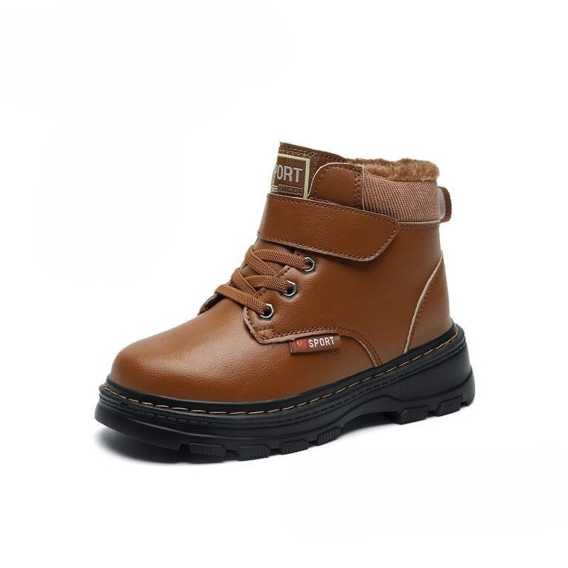 소년 어린이 겨울 스노우 부츠 따뜻한 신발 정품 가죽  - Kids Outdoor Boots 리뷰 및 가격