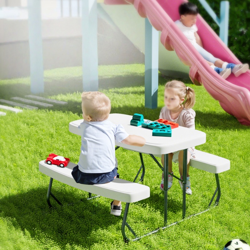 야외 어린이용 정원 학교 피크닉 캠핑용 내구성 있는 접 - Kids Outdoor Picnic Table 리뷰 및 가격