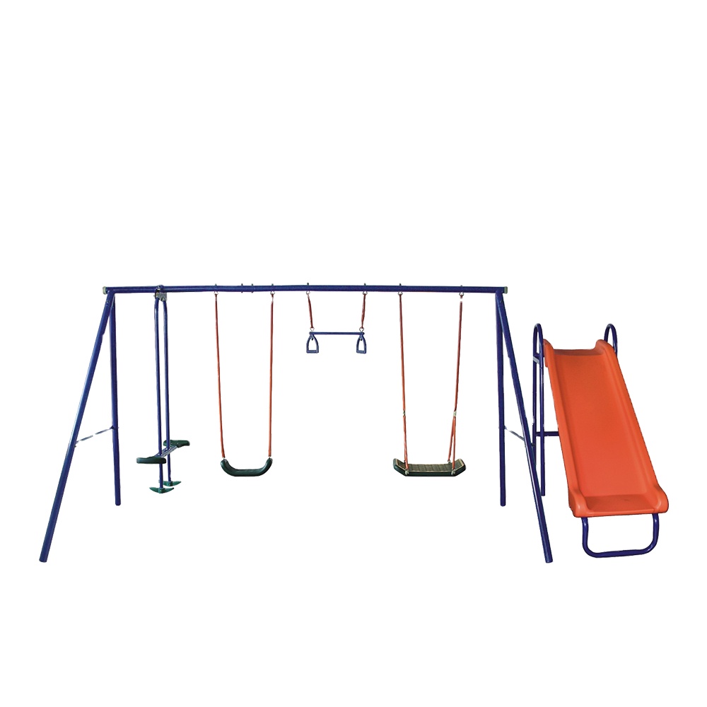 도매 저렴한 6인용 야외 정원 어린이용 더블 시트 재미 - Kids Outdoor Swing Set With Slide 리뷰 및 가격