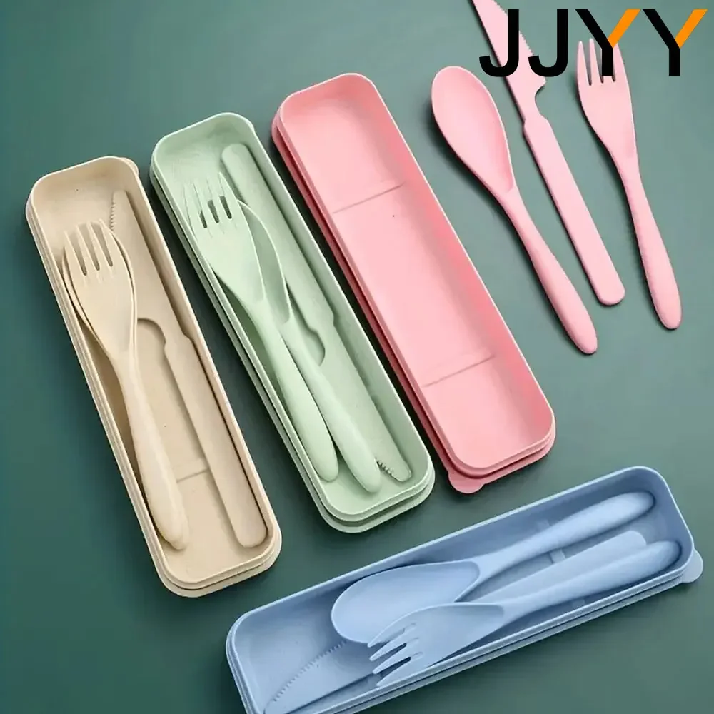 휴대용 식기 세트 여행 캠핑 식기류 상자 포함 어린이  - Kids.Outdoor Utensils 리뷰 및 가격