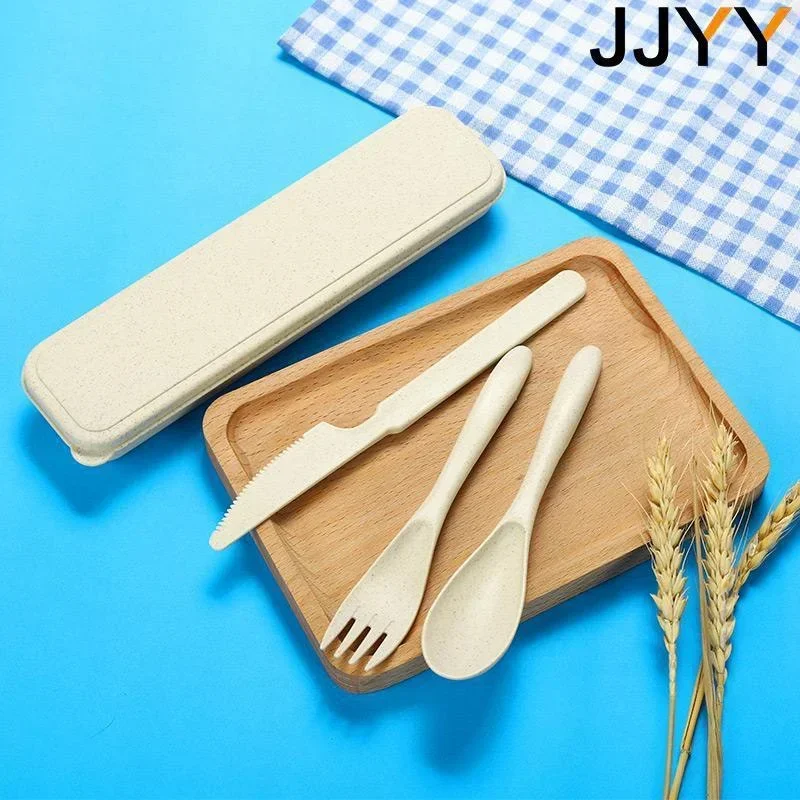 휴대용 식기 세트 여행 캠핑 식기류 상자 포함 어린이  - Kids.Outdoor Utensils 리뷰 및 가격