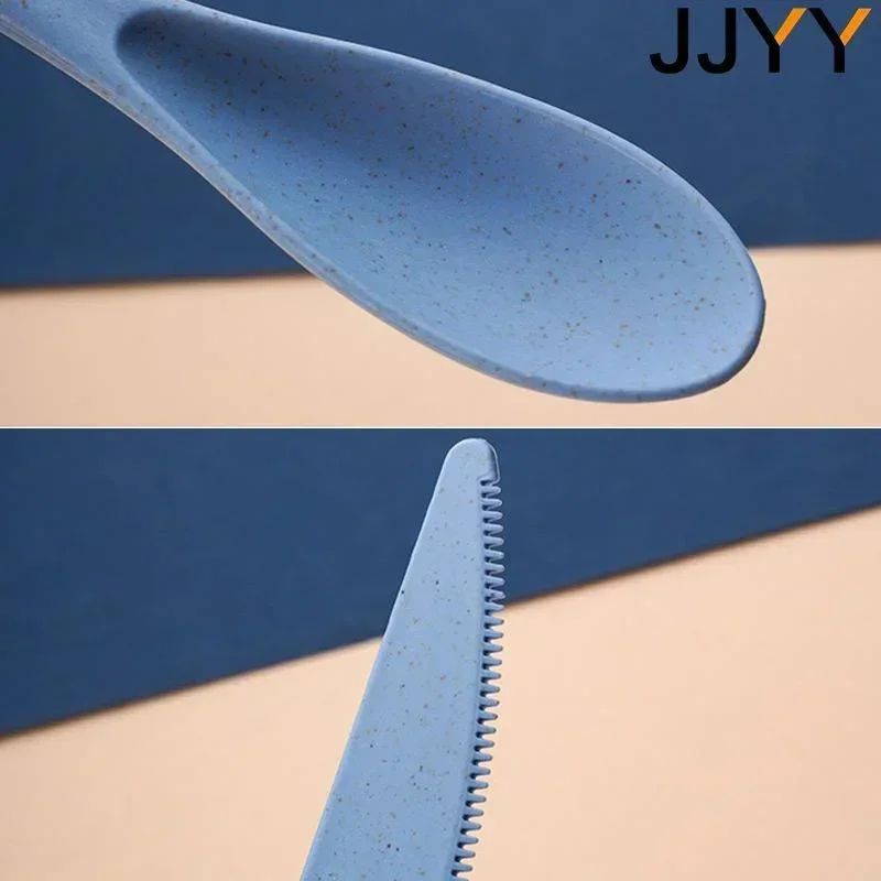 휴대용 식기 세트 여행 캠핑 식기류 상자 포함 어린이  - Kids.Outdoor Utensils 리뷰 및 가격