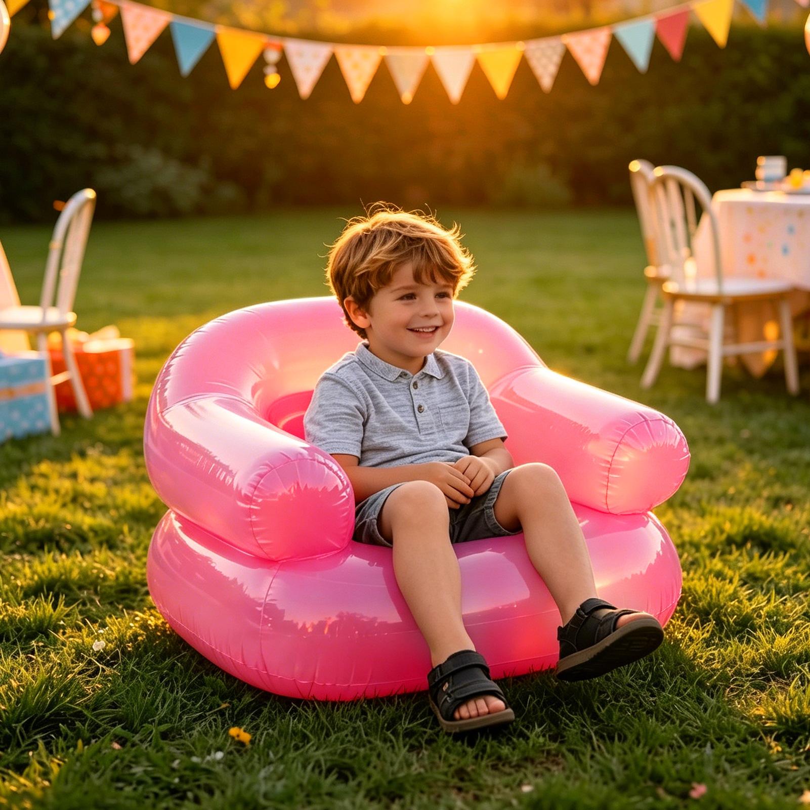 어린이용 풍선 의자 두꺼운 PVC 방수 휴대용 소파 캠 - Kids Outdoor Chair 리뷰 및 가격