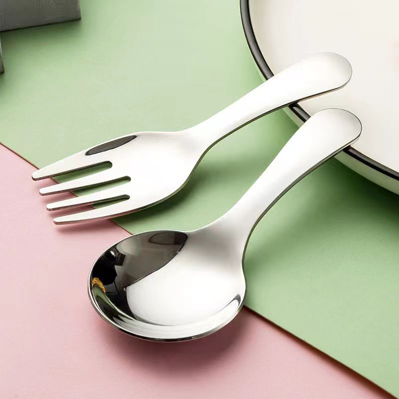 스테인리스 스틸 휴대용 식기 세트 짧은 손잡이 숟가락과 - Kids.Outdoor Utensils 리뷰 및 가격