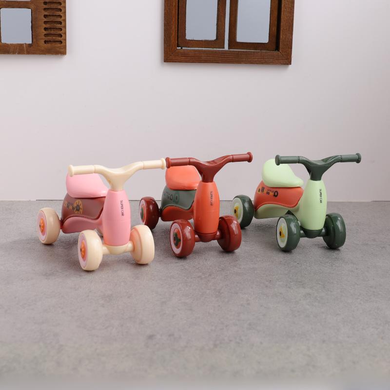 새로운 시뮬레이션 미니 귀여운 어린이 밸런스 카 4륜  - Ride On Toy Car 리뷰 및 가격