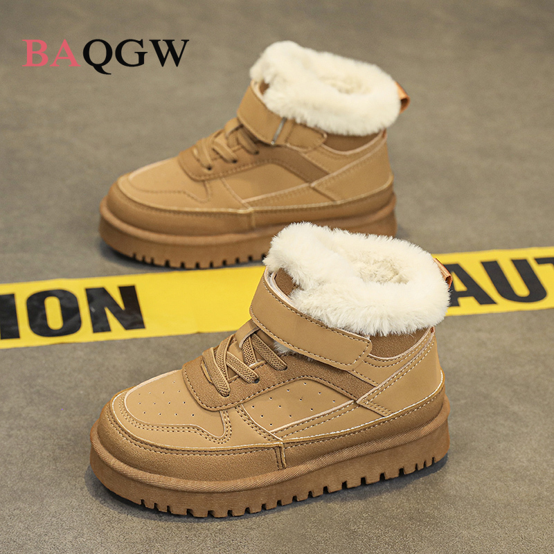어린이 겨울 야외 면화 부츠 어린이 스노우 부츠 플러시 - Kids Outdoor Boots 리뷰 및 가격