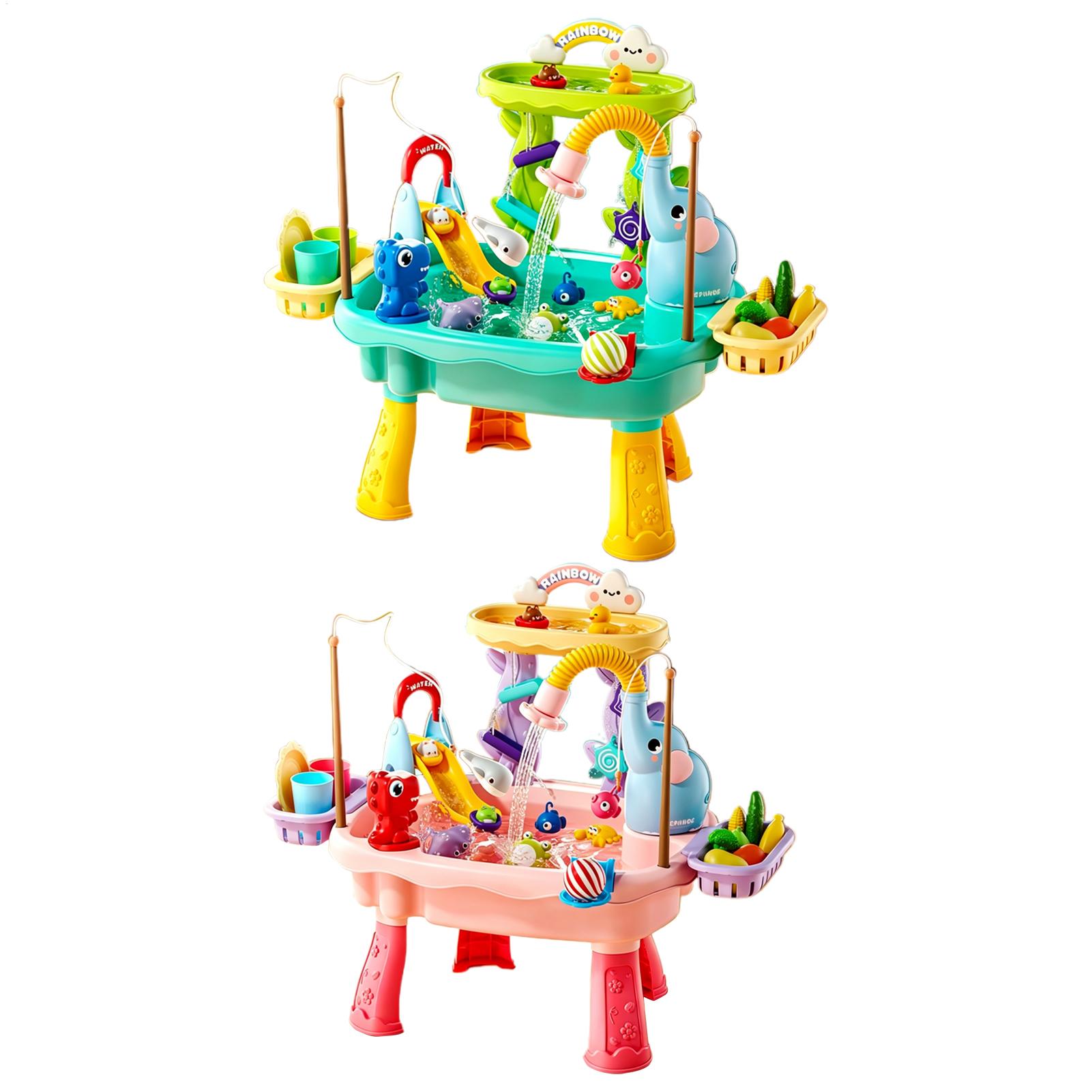업그레이드된 유아용 물놀이 테이블 주방 놀이 싱크대 장 - Kids Outdoor Sink 리뷰 및 가격