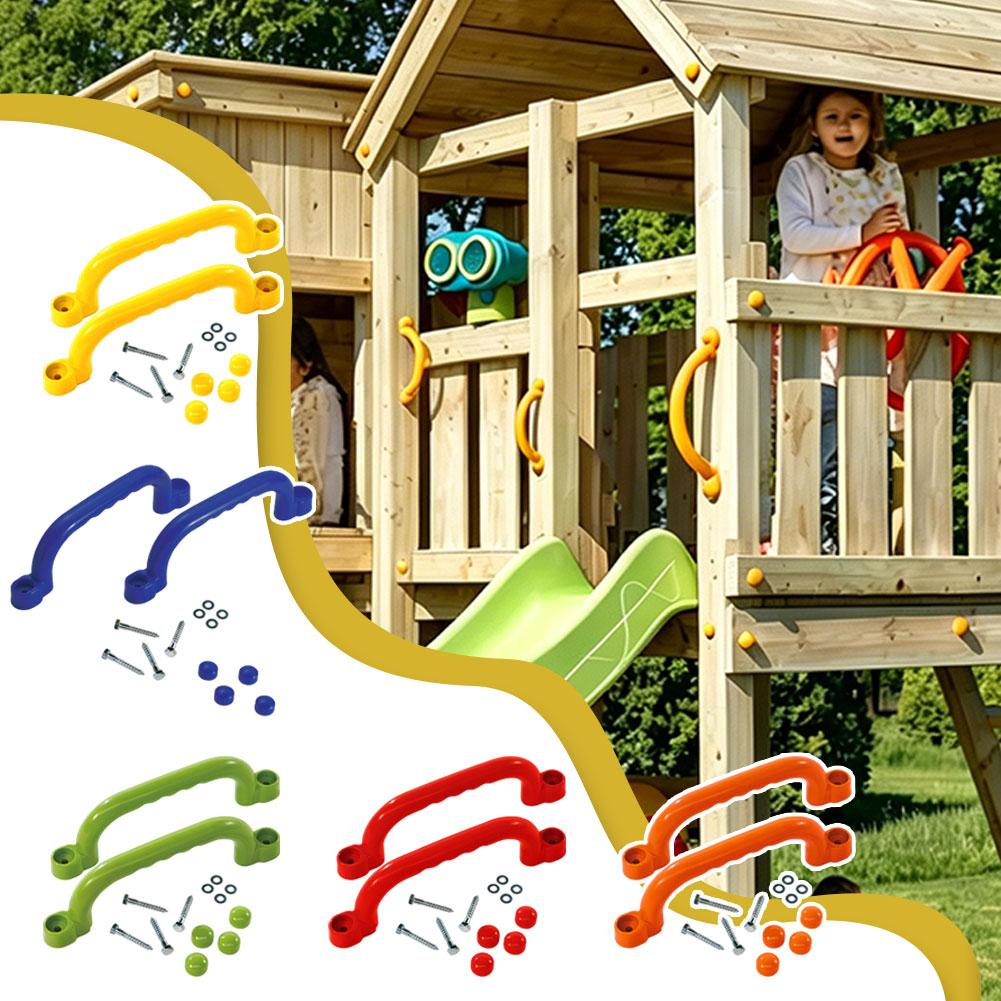 놀이터 안전 손잡이, 등반 프레임용 야외 그랩 핸들 바 - Kids Outdoor Gym 리뷰 및 가격