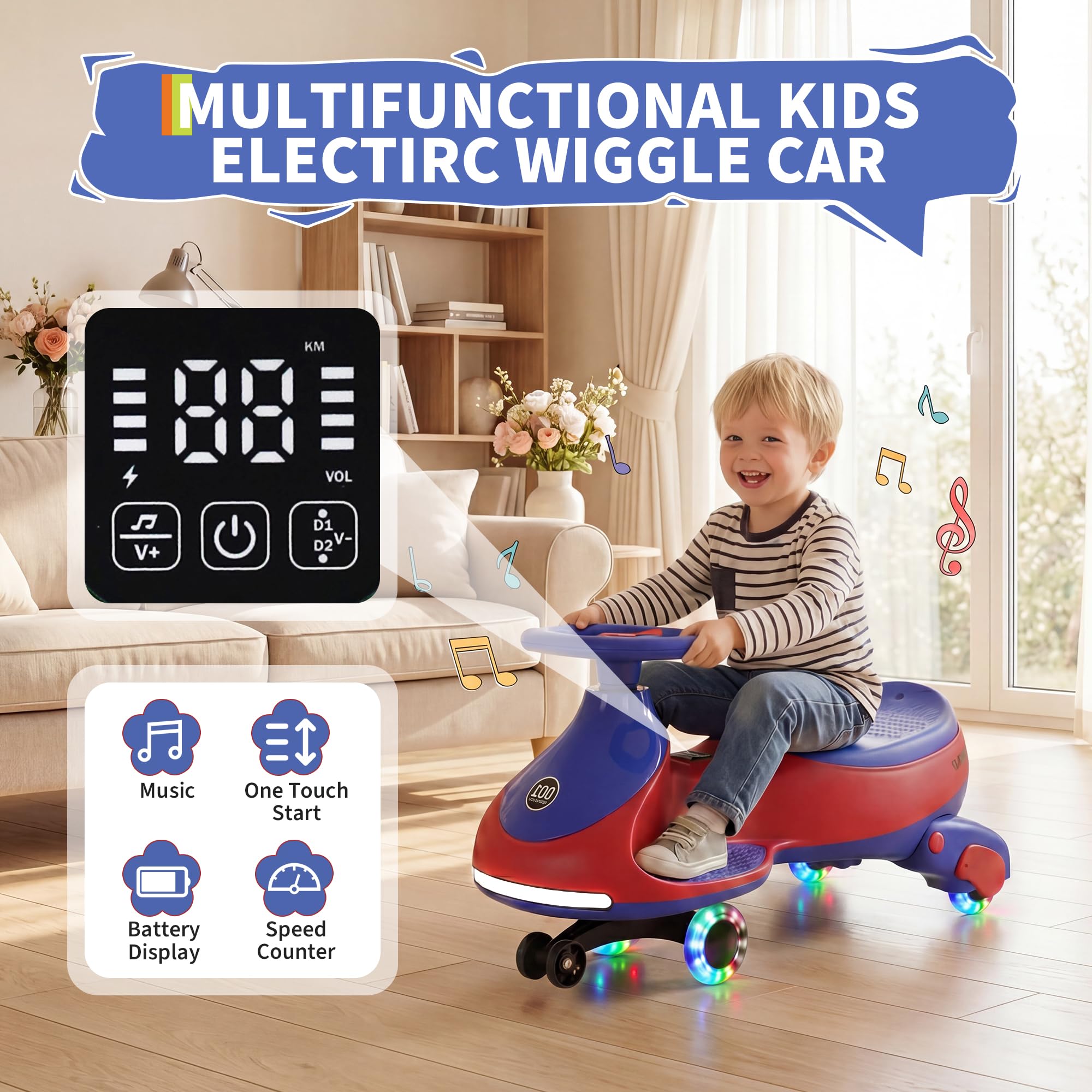 12V 전동 흔들 자동차, 페달 포함 어린이용, 2 i - Ride On Toy Car 리뷰 및 가격