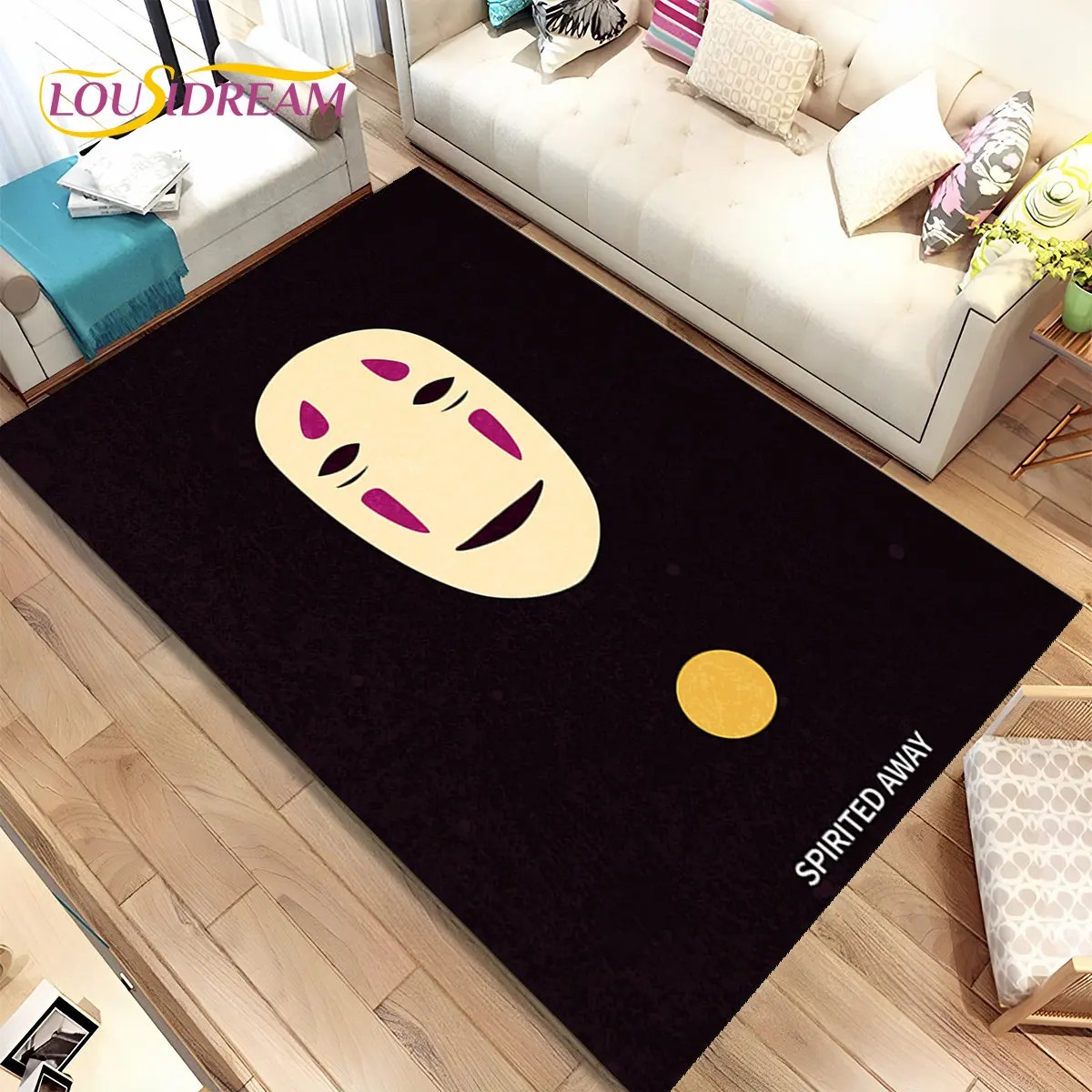 스피릿 어웨이 만화 애니메이션 지역 러그, 거실 침실  - Kids Outdoor Play Area 리뷰 및 가격