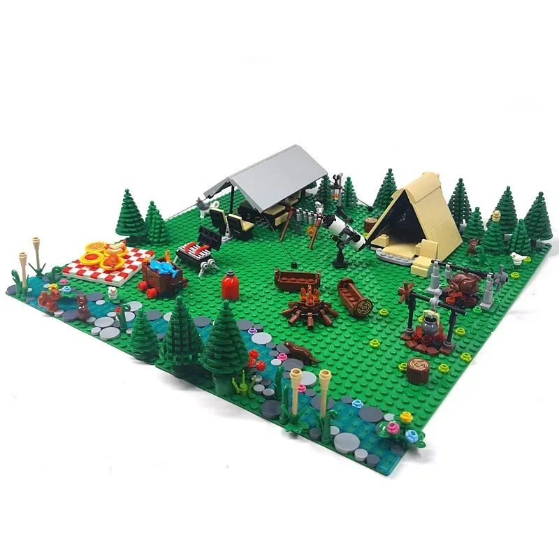 MOC 야외 캠핑 및 피크닉 텐트 모델 빌딩 블록 장면 - Kids Outdoor Picnic Table 리뷰 및 가격