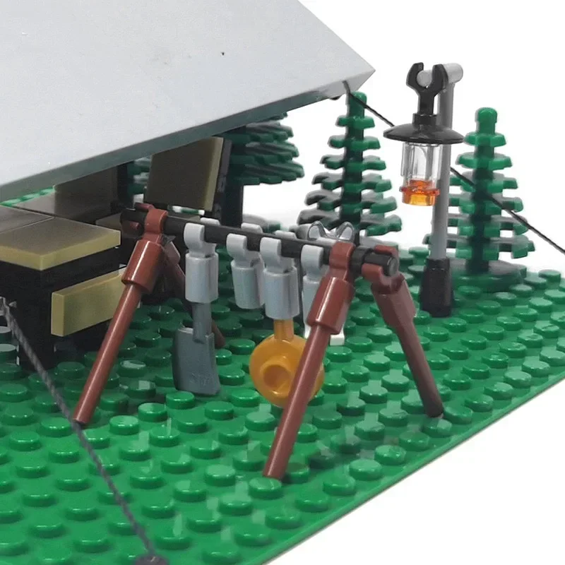 MOC 야외 캠핑 및 피크닉 텐트 모델 빌딩 블록 장면 - Kids Outdoor Picnic Table 리뷰 및 가격