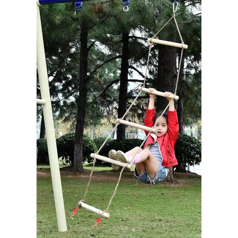 어린이용 나무 로프 사다리 그네 실내외 놀이 장난감 놀 - Kids Outdoor Play Area 리뷰 및 가격