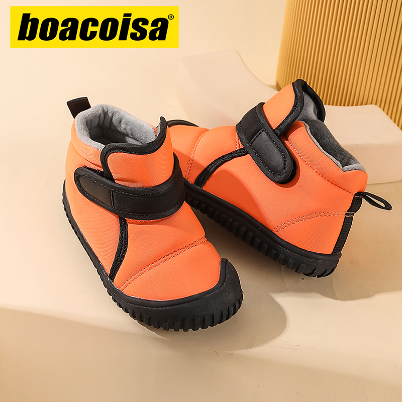 어린이 겨울 눈 짧은 부츠 소녀 소년을위한 야외 미끄럼 - Kids Outdoor Boots 리뷰 및 가격