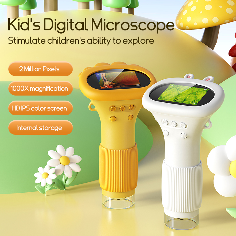 2.0인치 미니 포켓 현미경 1000배율 어린이 과학  - Kids.Outdoor Utensils 리뷰 및 가격