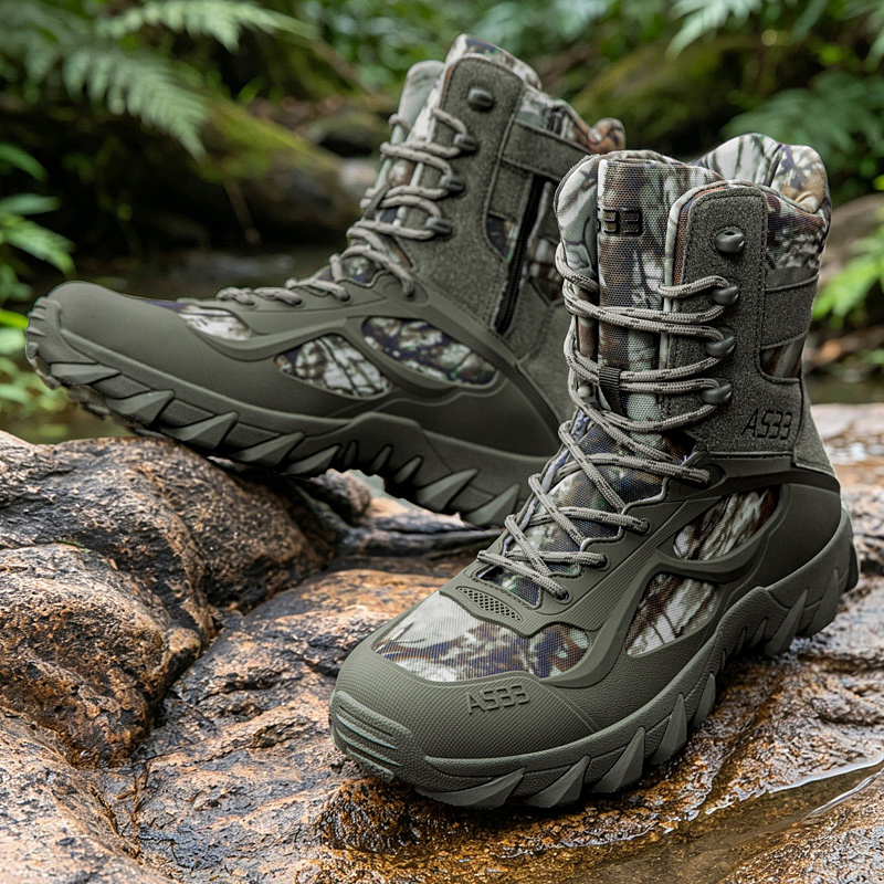남성 전술 부츠 야외 초경량 안전 발목 통기성 남성 군 - Kids Outdoor Boots 리뷰 및 가격