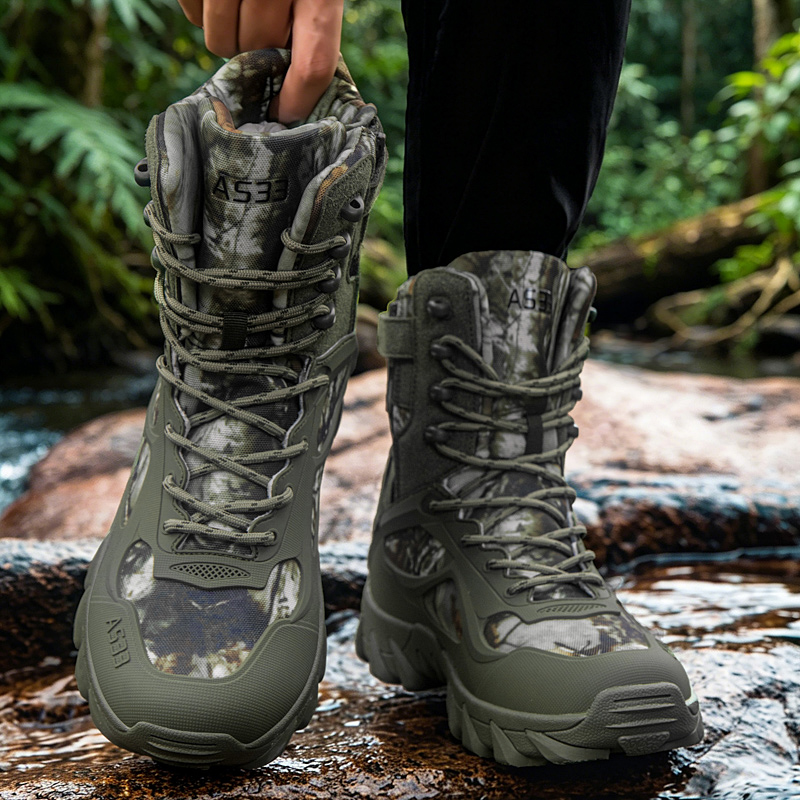 남성 전술 부츠 야외 초경량 안전 발목 통기성 남성 군 - Kids Outdoor Boots 리뷰 및 가격