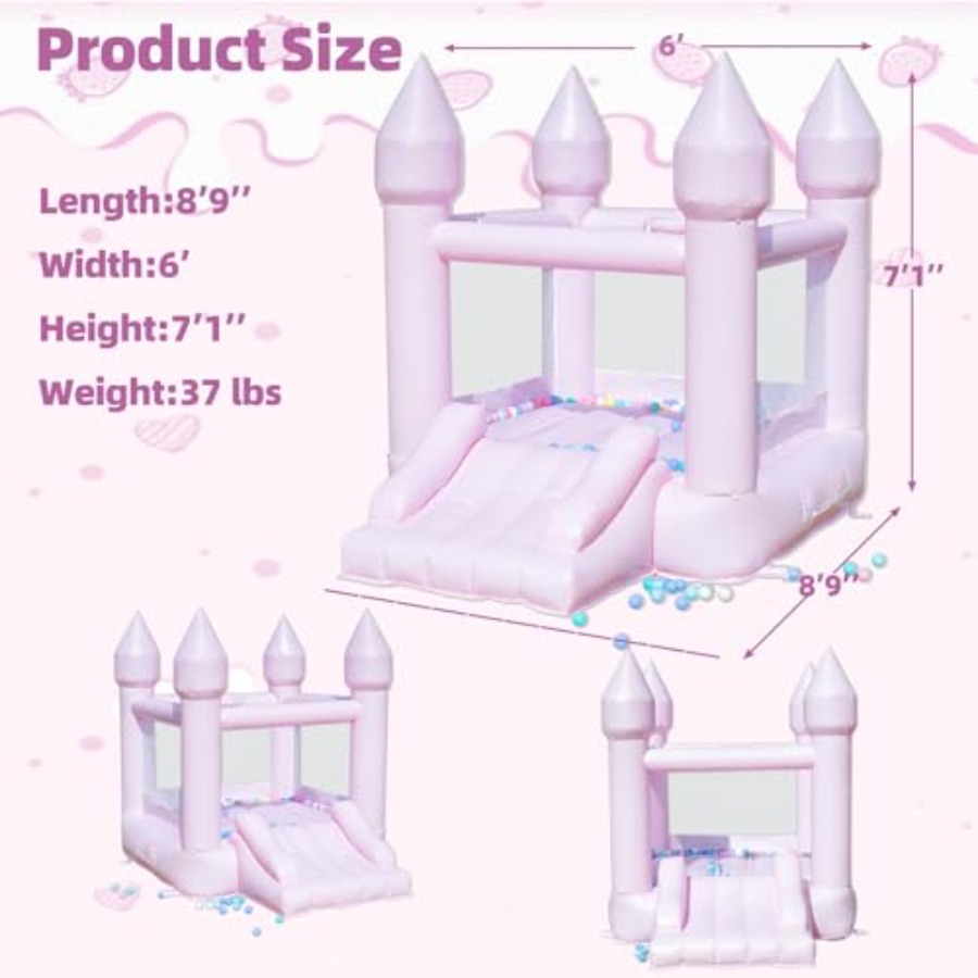 3-6세 어린이용 PVC 에어바운스 하우스 (송풍기 슬 - Kids Outdoor Bounce House 리뷰 및 가격