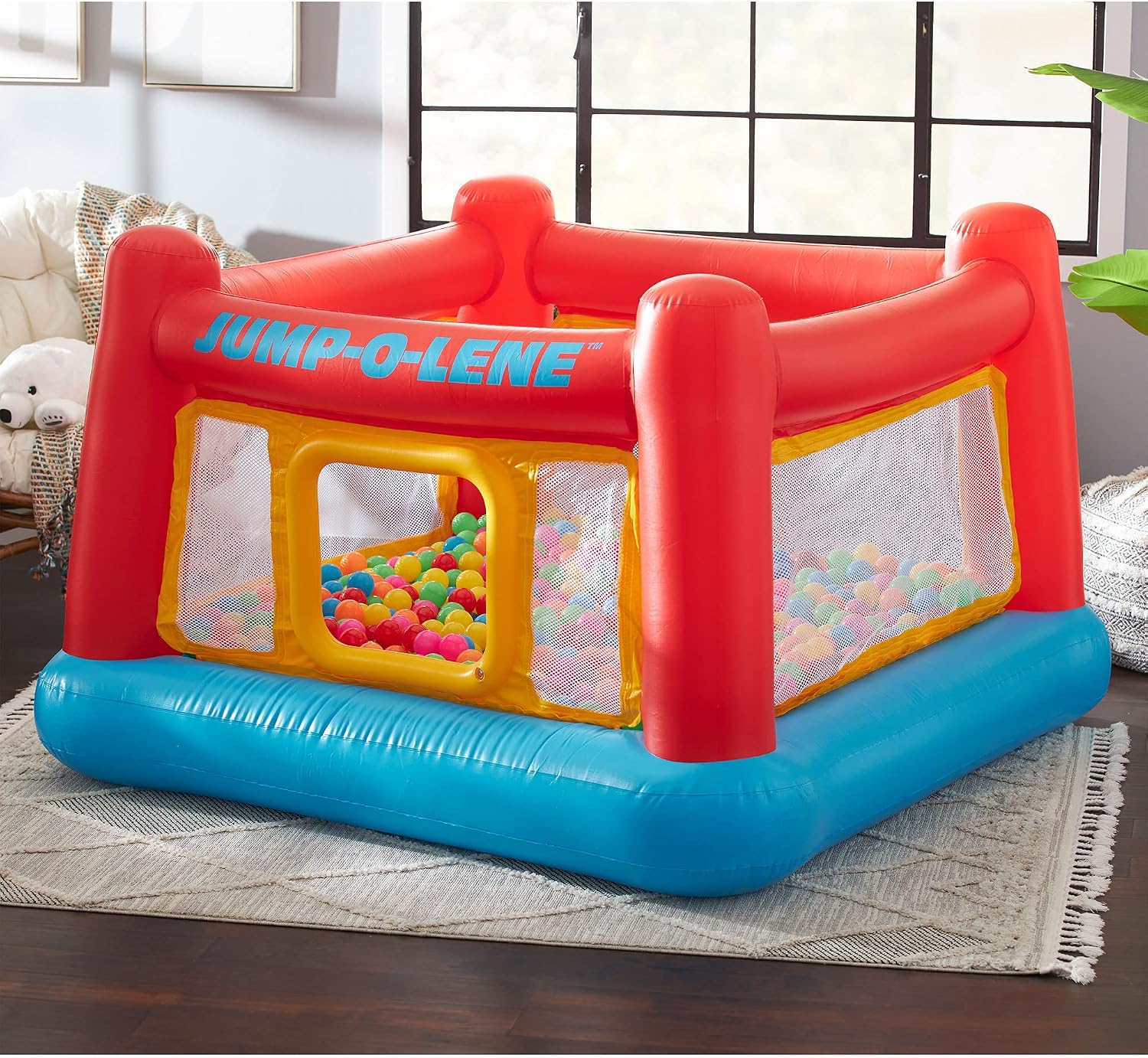 에어펌프가 포함된 실내외 어린이용 풍선 점프 올린즈 바 - Kids Outdoor Bounce House 리뷰 및 가격