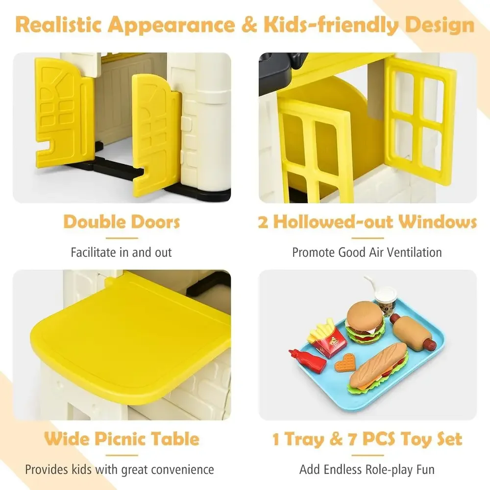 플레이하우스 또는 키즈용 야외 정원 게임 코티지(작동하 - Kids Outdoor Picnic Table 리뷰 및 가격