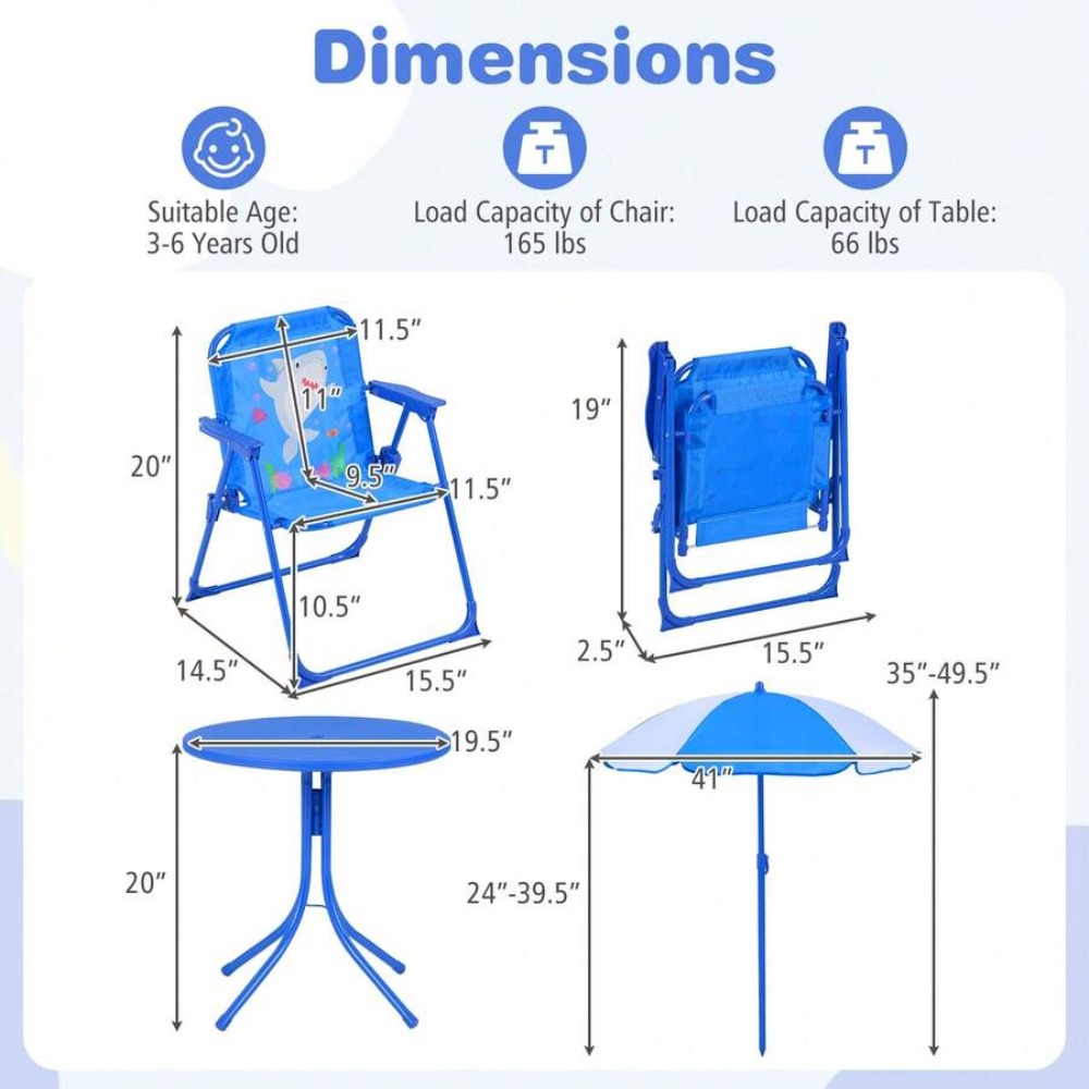 어린이 피크닉 테이블 야외 세트(접이식 의자 2개와 유 - Kids Outdoor Picnic Table 리뷰 및 가격