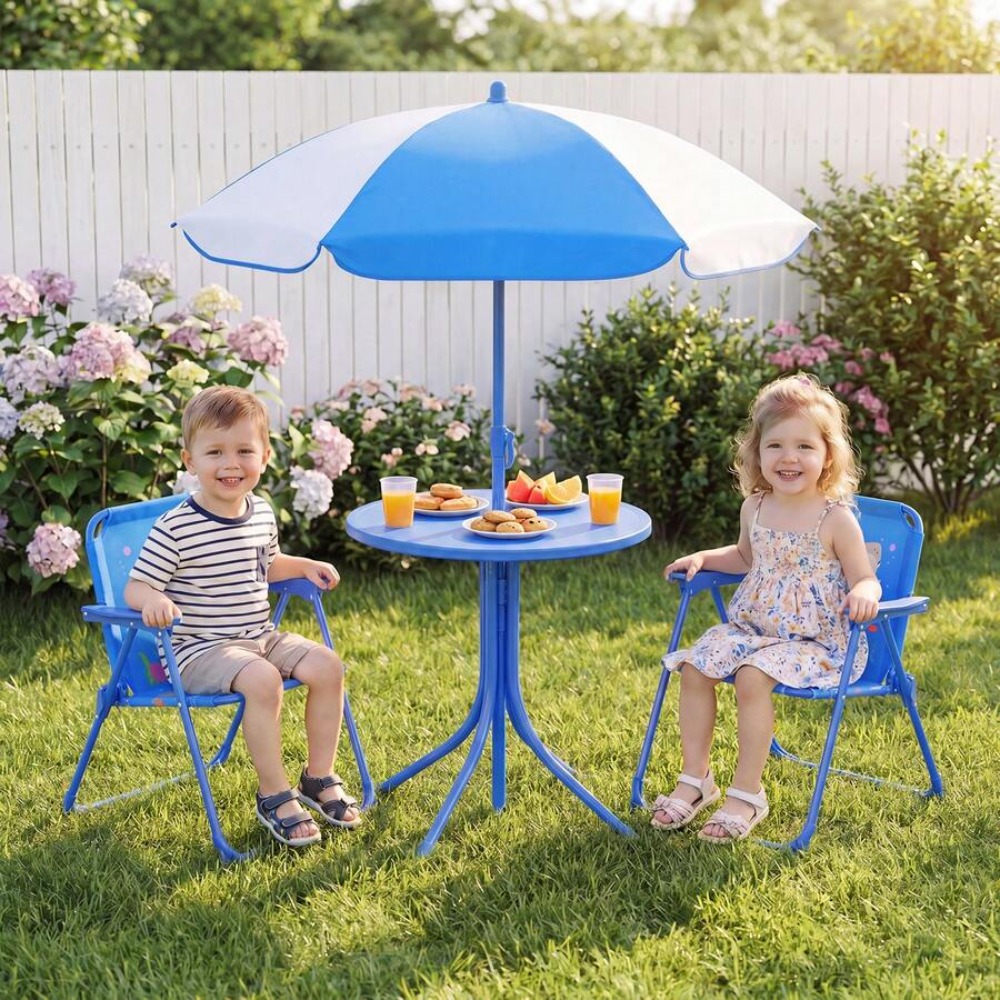 어린이 피크닉 테이블 야외 세트(접이식 의자 2개와 유 - Kids Outdoor Picnic Table 리뷰 및 가격